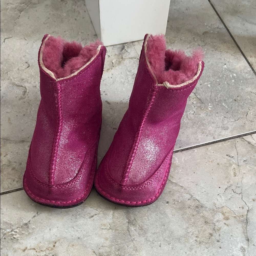 UGG Pink Baby Walker Shoes